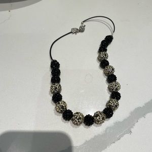 Black and white necklace